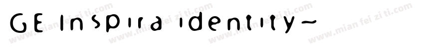GE Inspira identity字体转换